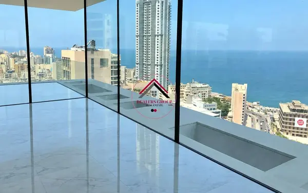 Sea View 4 Bedrooms Apartment for Sale in Downtown – Beirut Terraces