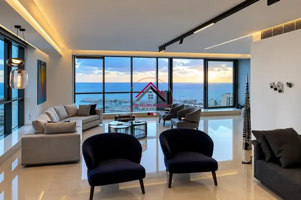 Sea View Modern Deluxe Apartment for Sale in Raouche