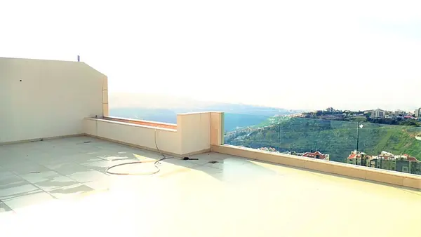 Duplex in Monteverde, Metn with Panoramic Mountain and Sea View