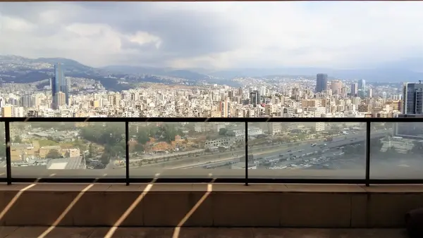 Apartment in Achrafieh, Beirut with City and Mountain View