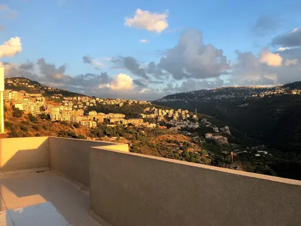 Duplex in Mansourieh, Metn with Panoramic Mountain View