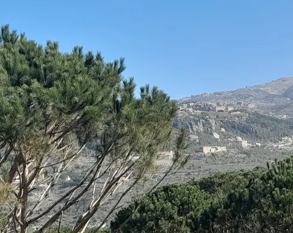 Land in Bzebdine, Baabda Overlooking the Mountains