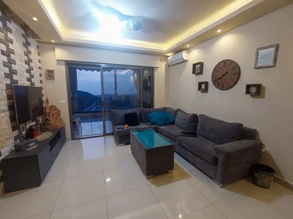 Decorated Apartment in Zikrit, Metn with Sea View