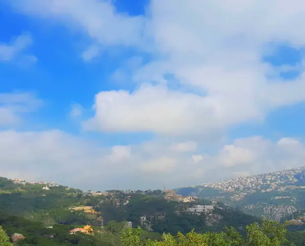 Land in Bikfaya, Metn Overlooking the Mountains