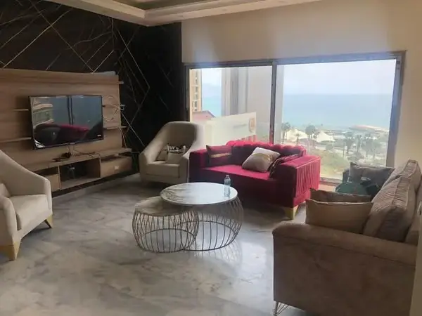 Furnished Apartment in Rawche, Beirut with a Breathtaking Sea View