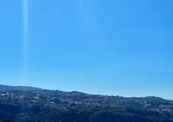 Land in Jeita Overlooking the Ocean and the Mountains