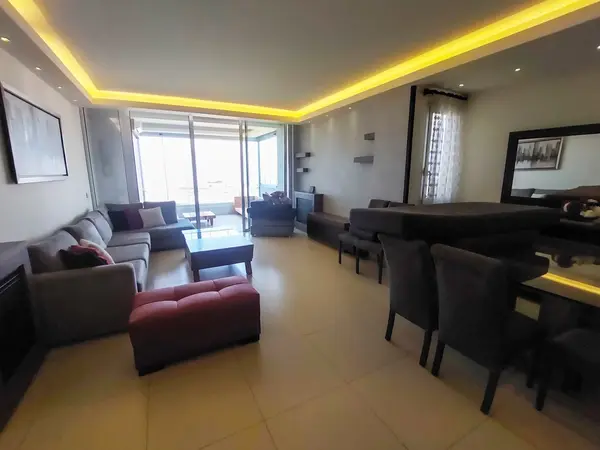 Furnished Apartment in Mazraat Yachouh, Metn with Sea View