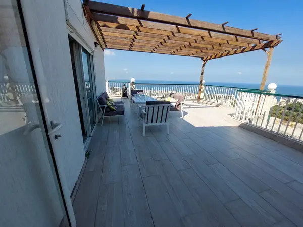Spacious Duplex in Dbayeh, Metn with Panoramic Sea View