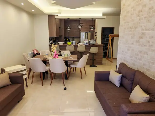 Decorated Apartment in Douar, Metn with Partial View