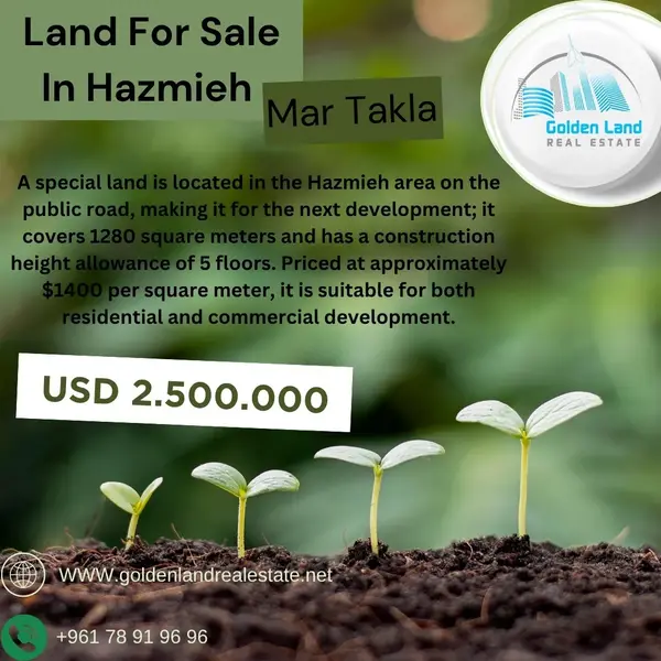 Land in Hazmieh, Mar Takla, Baabda