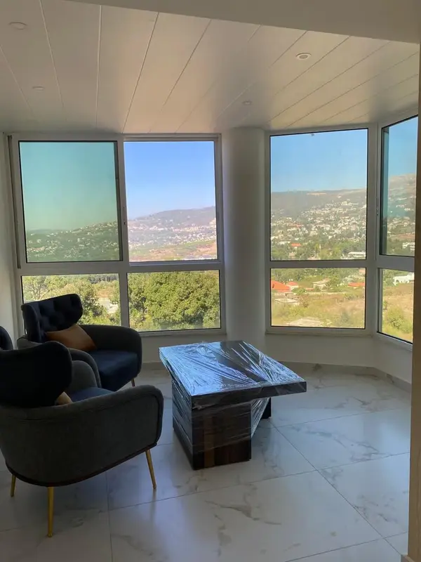 Apartment in Chbaniyeh, Baabda with Full Panoramic Mountain View