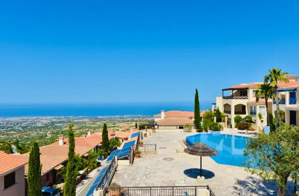 Villa in Paphos, Cyprus with Sea View and Mountain View