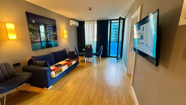 Fully Furnished Studio in Batumi, Georgia with Panoramic Sea View