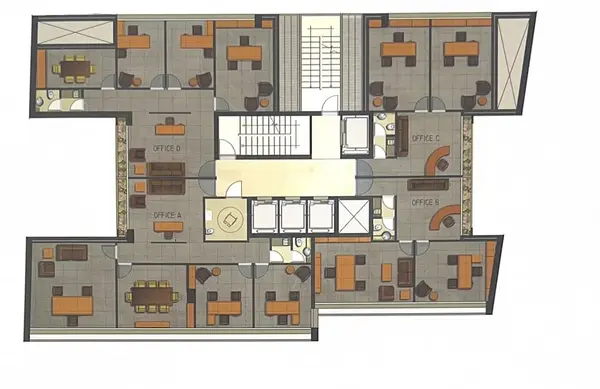 Core & Shell 96SQM Office for Sale in a Business Bldg. Spears, Ras Beirut