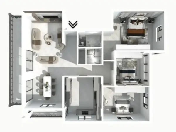 Under-Construction! 3-Bedroom Apartment For Sale in Koura