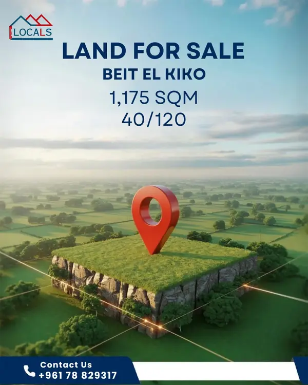 1,175 Land for Sale – Beit El Kikko