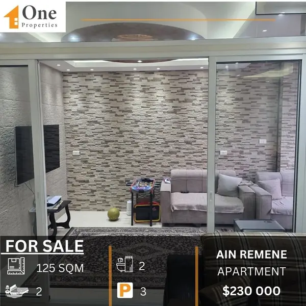 Apartment For Sale In Ain El Remeneh