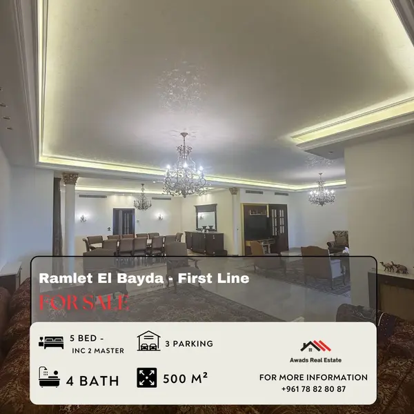 Apartment for Sale in Ramlet El Bayda