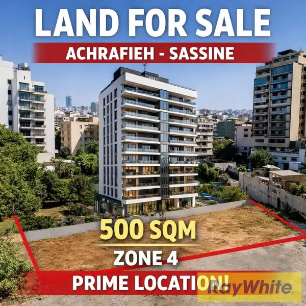 Prime Land For Sale In Achrafieh – Sassine