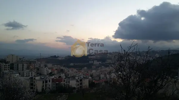 Zahle land 2216 sqm panoramic unblock able view with uncompleted villa #141