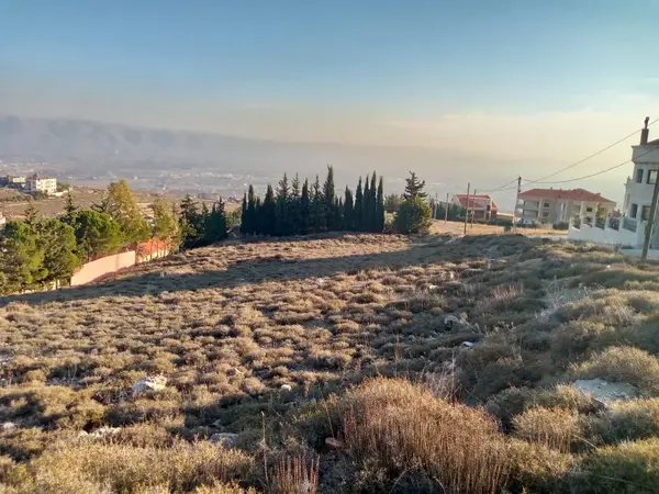 Zahle dhour land 1295 sqm for Sale panoramic view Ref#6454