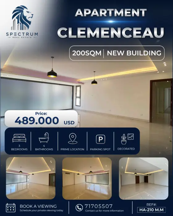 Apartment For Sale In Clemenceau