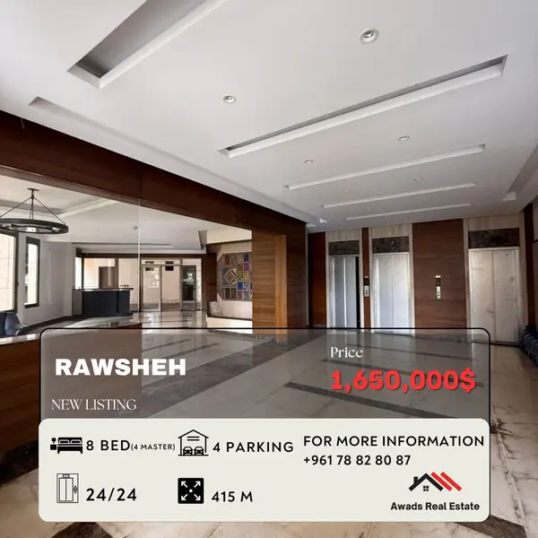 Apartment for Sale in Raouche